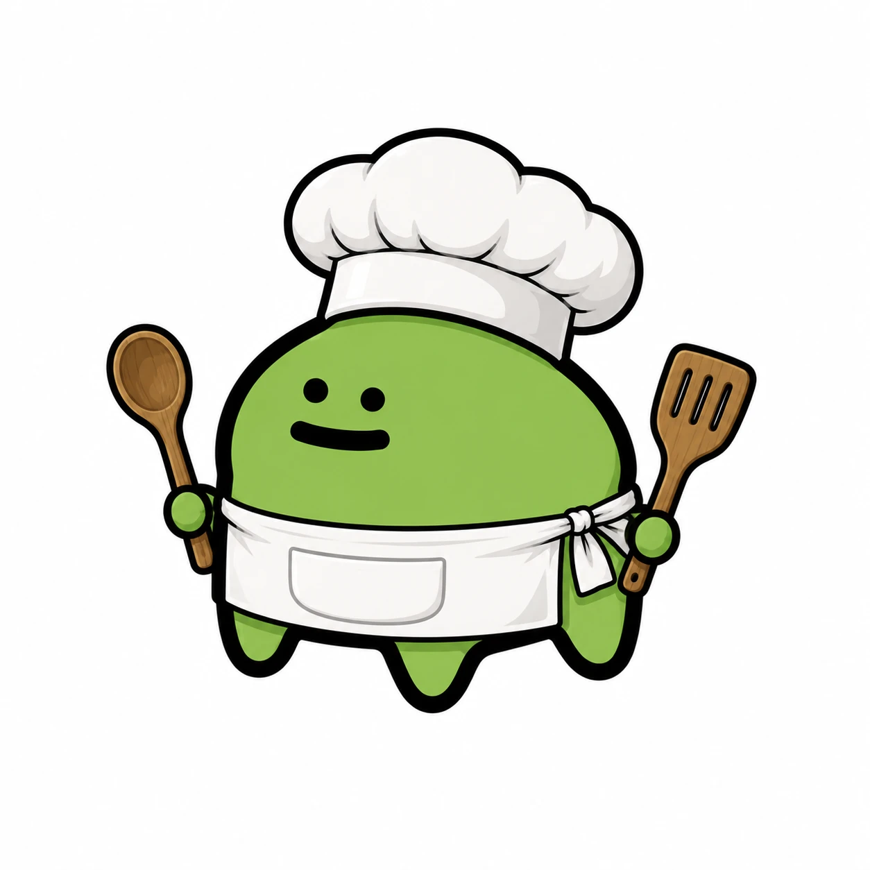 Freg dressed as a chef
