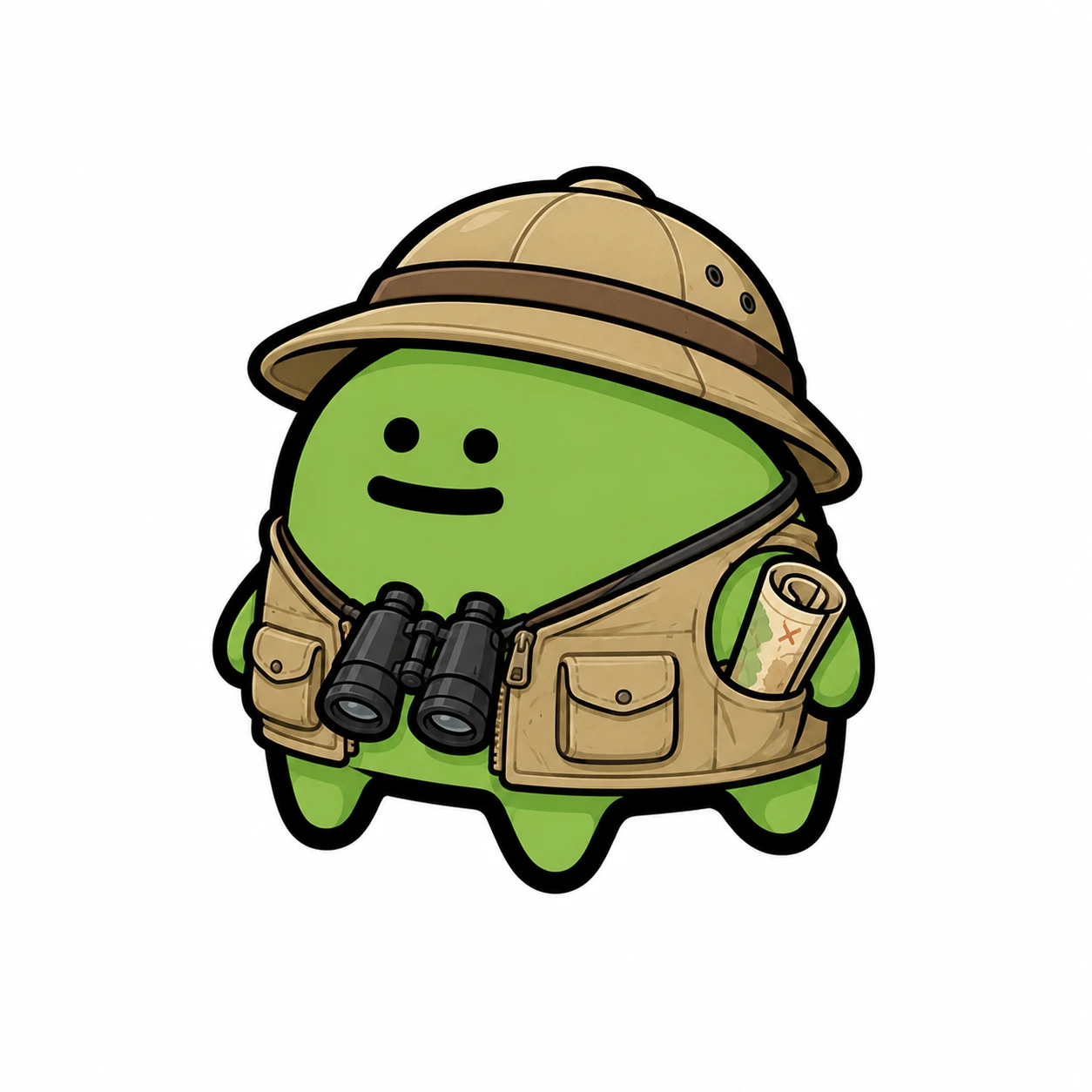 Freg dressed as a jungle explorer